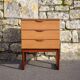 EUROPA vintage drawer unit, bedside table, end table, small chest of drawers