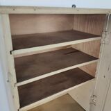 old wooden medicine cabinet, 1950s