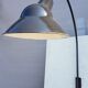 Wall light curve deported enamelled sheet metal Lampshade
