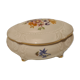 Porcelain box 1877 gdr floral décor