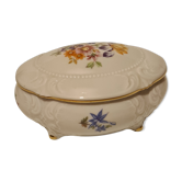 Porcelain box 1877 gdr floral décor