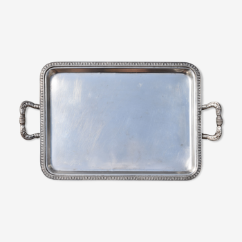Italian 800 empire style solid silver tray