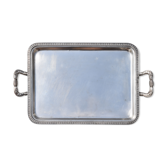 Italian 800 empire style solid silver tray