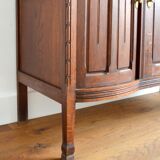 China buffet stained glass Art Nouveau 1900 vintage