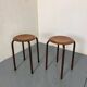 Vintage Industrial Stools from Marko, 1950s, Set of 2