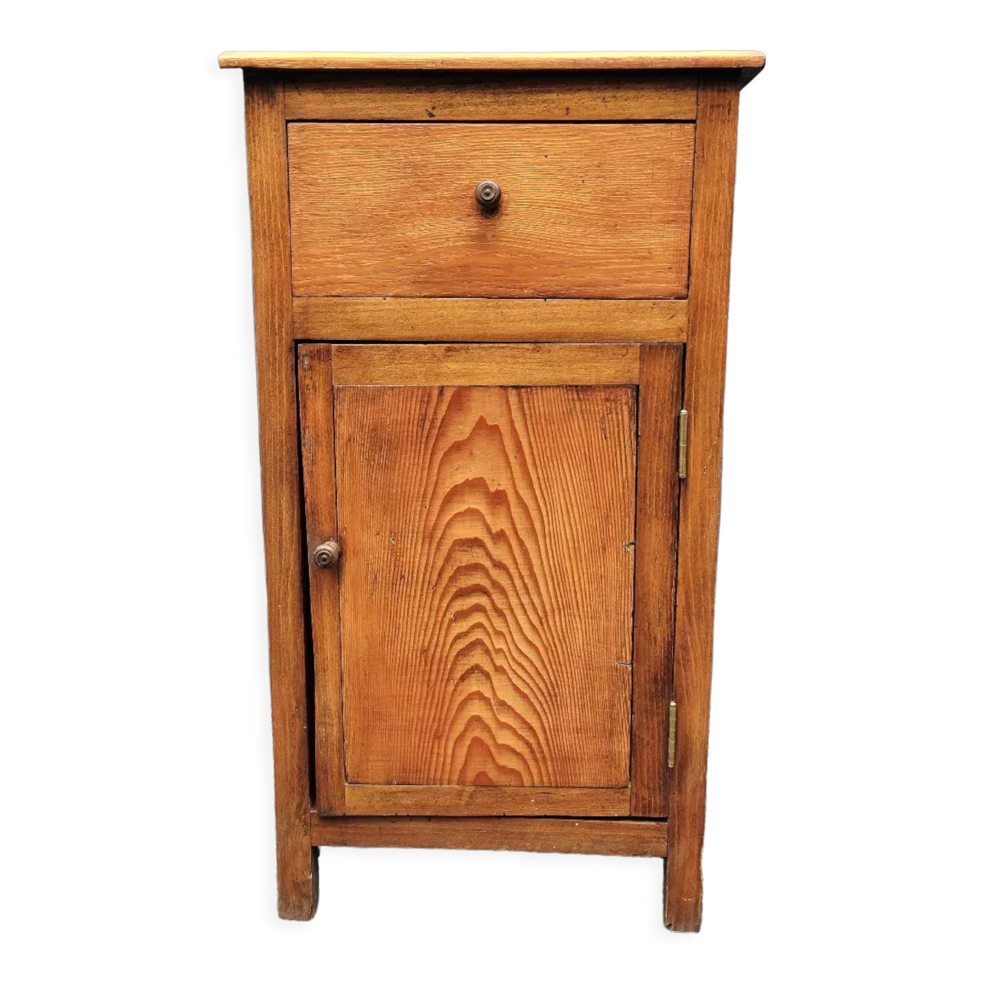 Solid oak country jam cupboard