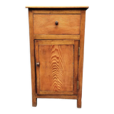 Solid oak country jam cupboard