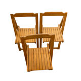 Chaise pliante en bois