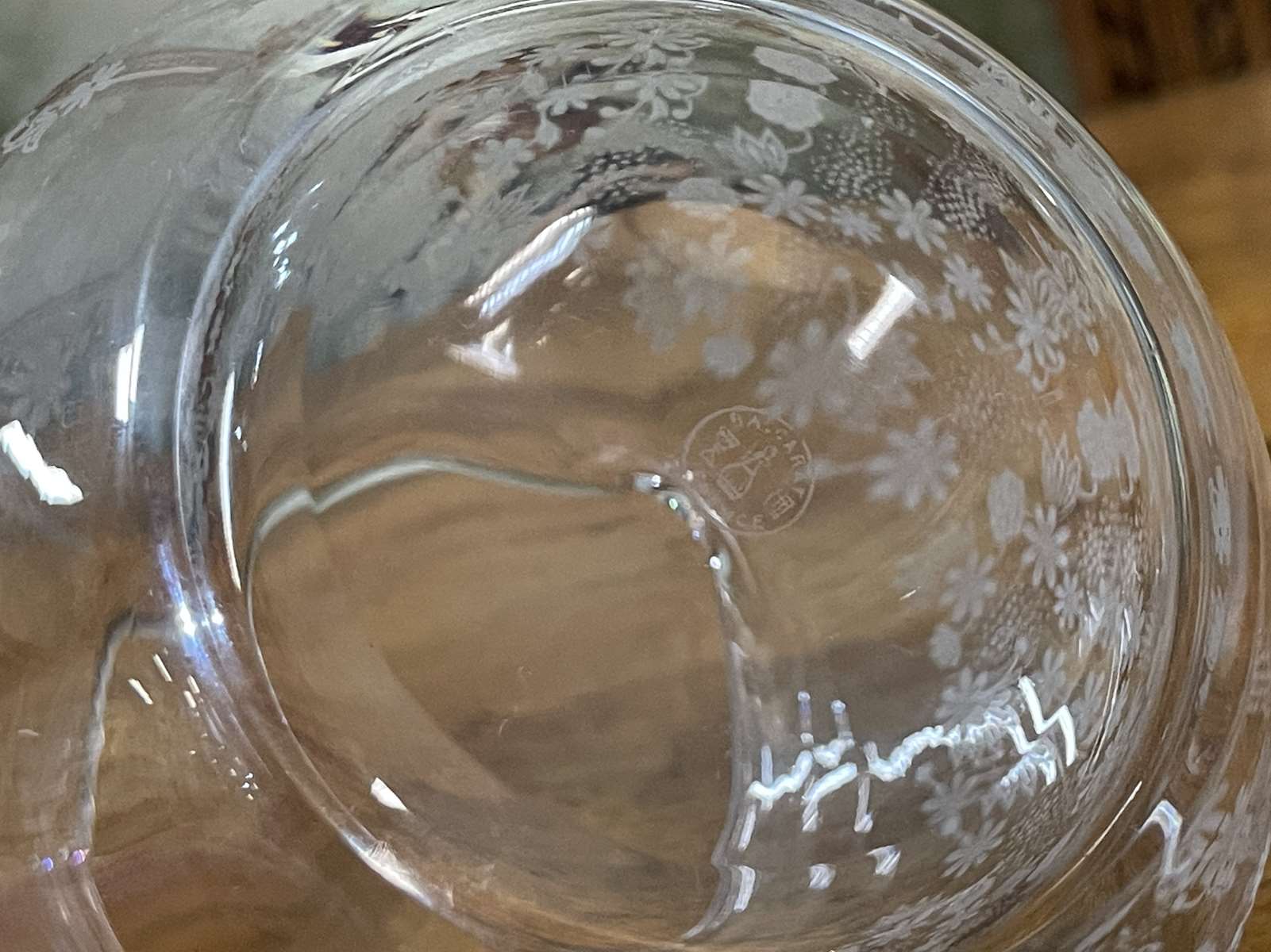 Baccarat crystal pitcher