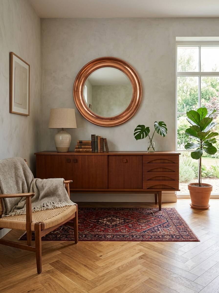 Scandinavian teak sideboard from the 1960s.