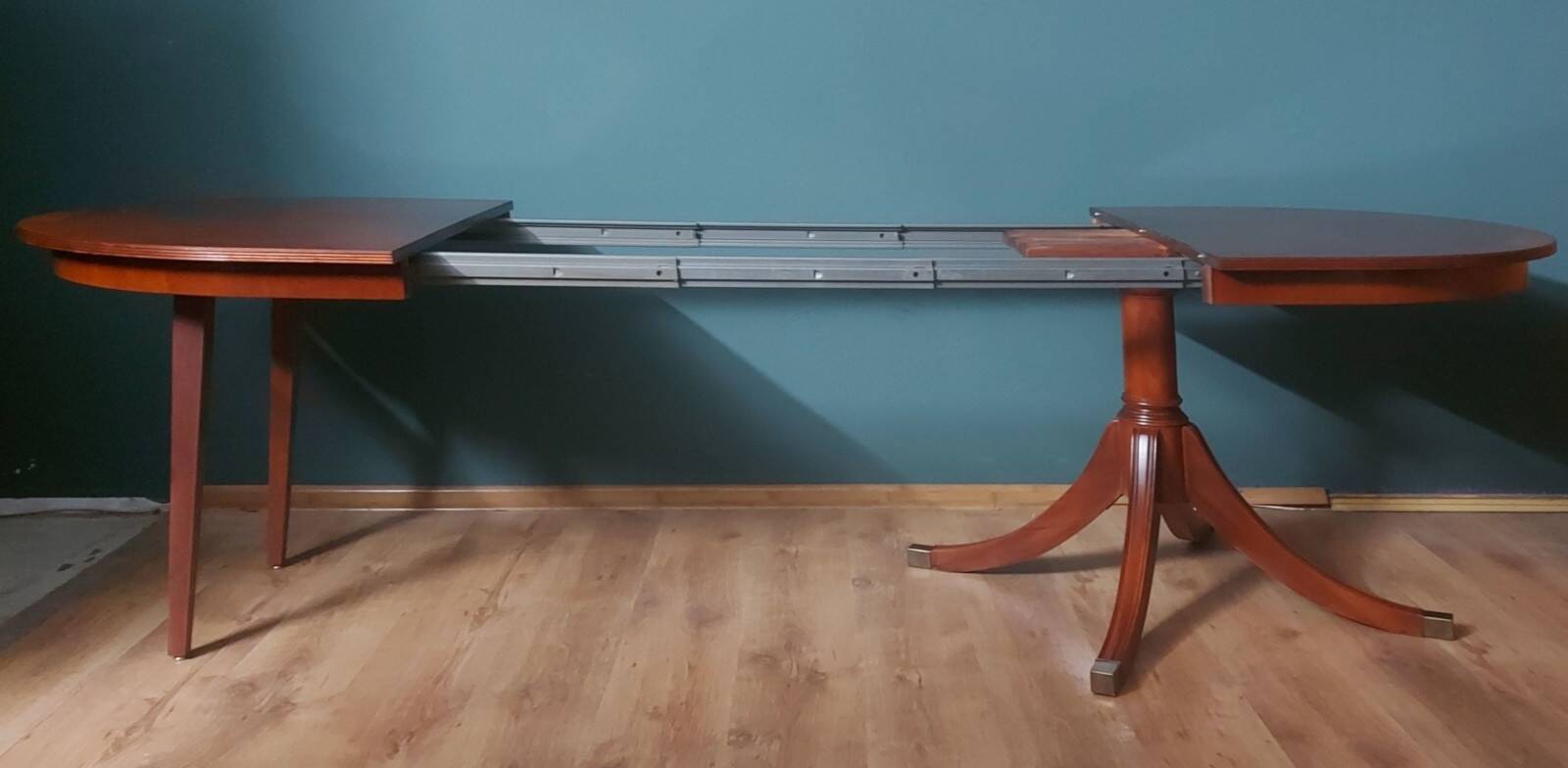 Acajou, table extensible Art Déco, 253 cm