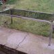Vintage coffee table 1970 oval tube
