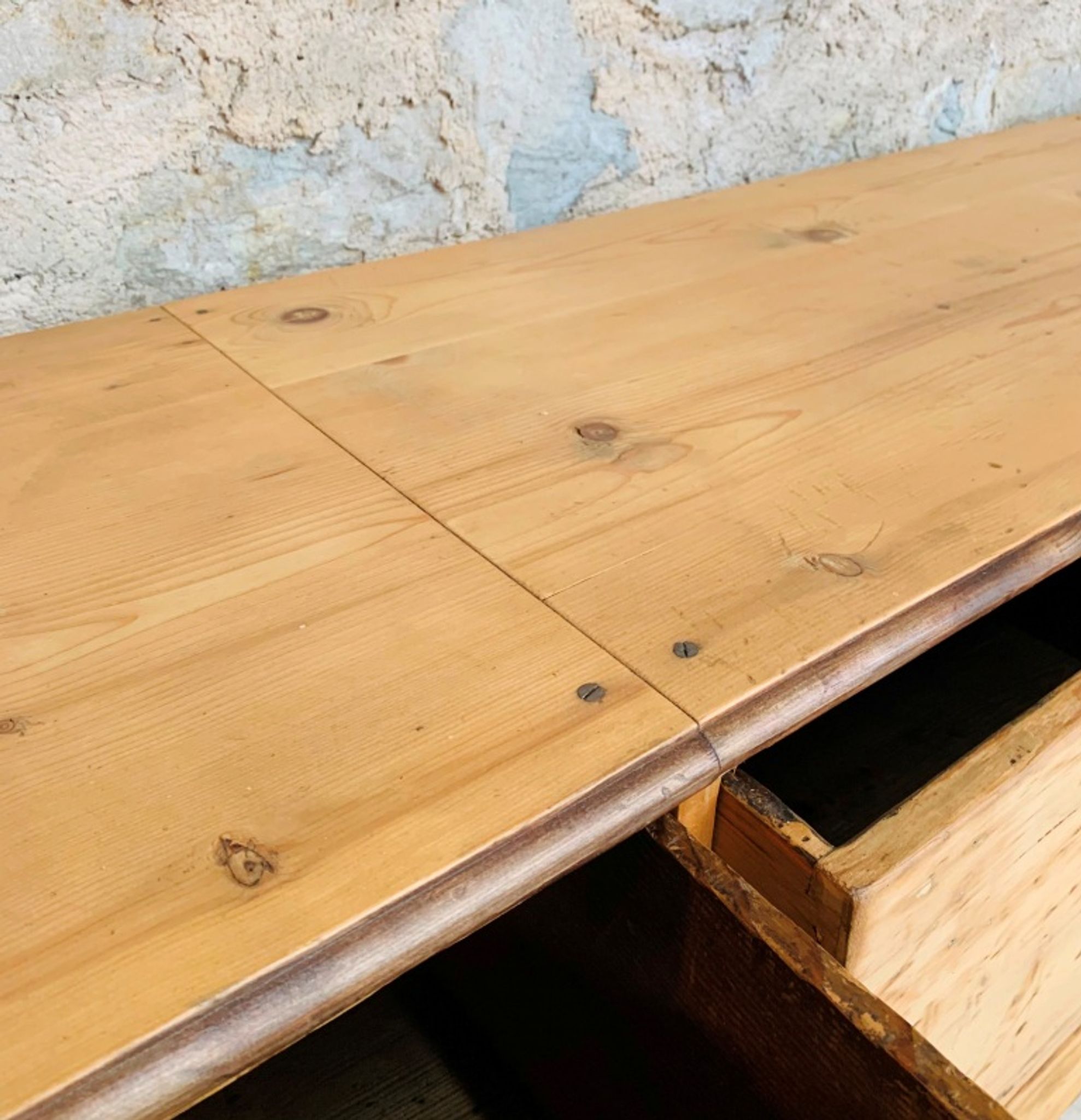 Large Antique Craft Furniture 300 cm Grocery Buffet Vintage 1920