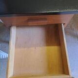 1960s desk with 3 drawers and compass legs
