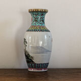 Chinese porcelain vase, pink family