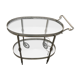 Silver metal dessert