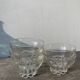 5 small ramekins in beaded and polka dot glass