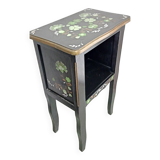 Vintage floral pattern bedside table