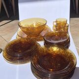 Vereco tableware (Daisy model) smoked glass