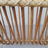 Rattan magazine rack
