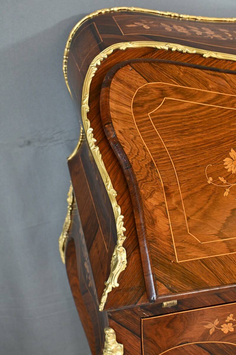 Rosewood Lady's Desk, Louis XV Style – Part 2 of the 19th Century