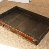 English chest of drawers; Charles II period, oak