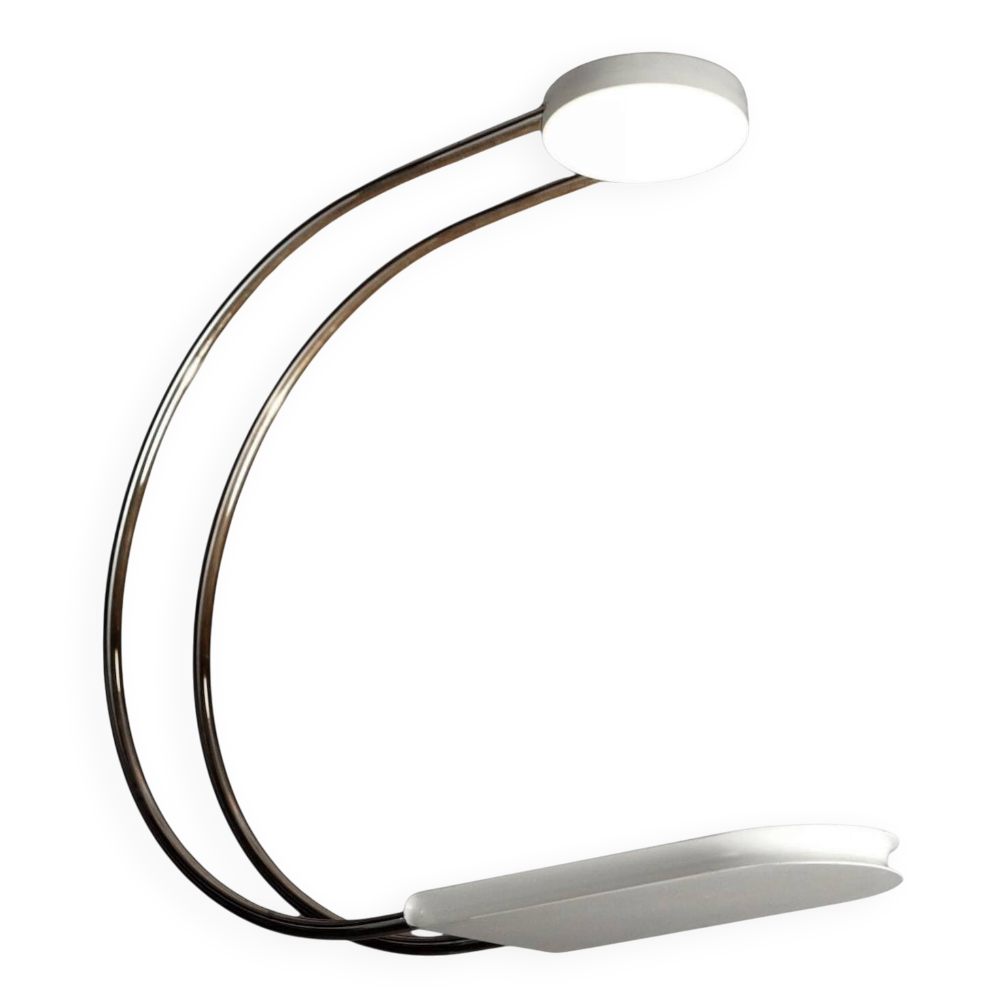 Mid century arc ceiling or wall light by Bruno Gecchelin, Italy 1970s
