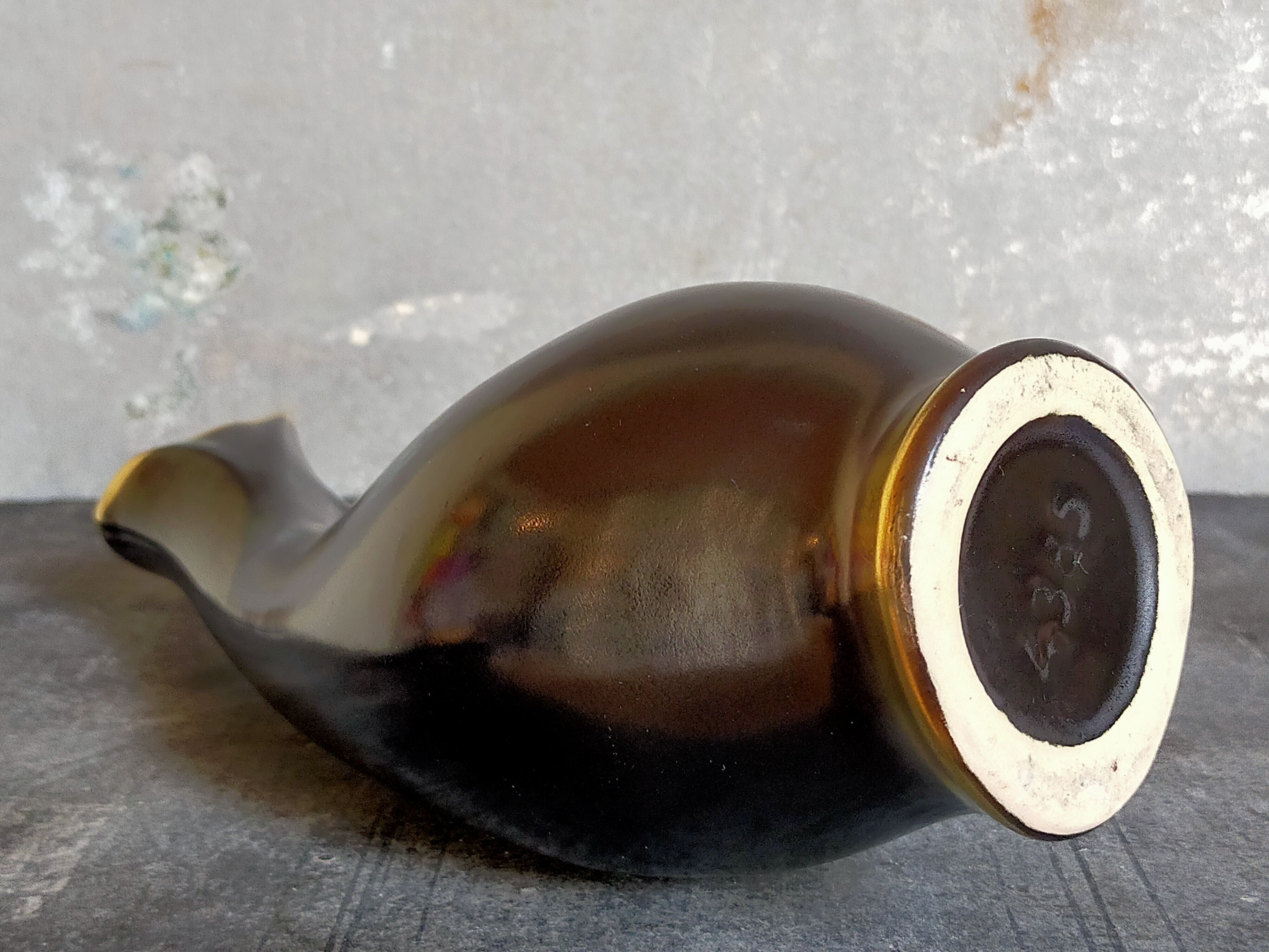 Soliflore vintage ceramic freeform