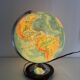 Vintage terrestrial globe 1965 German glass Columbus duo - 34 cm