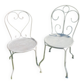 Wrought iron chairs 1950