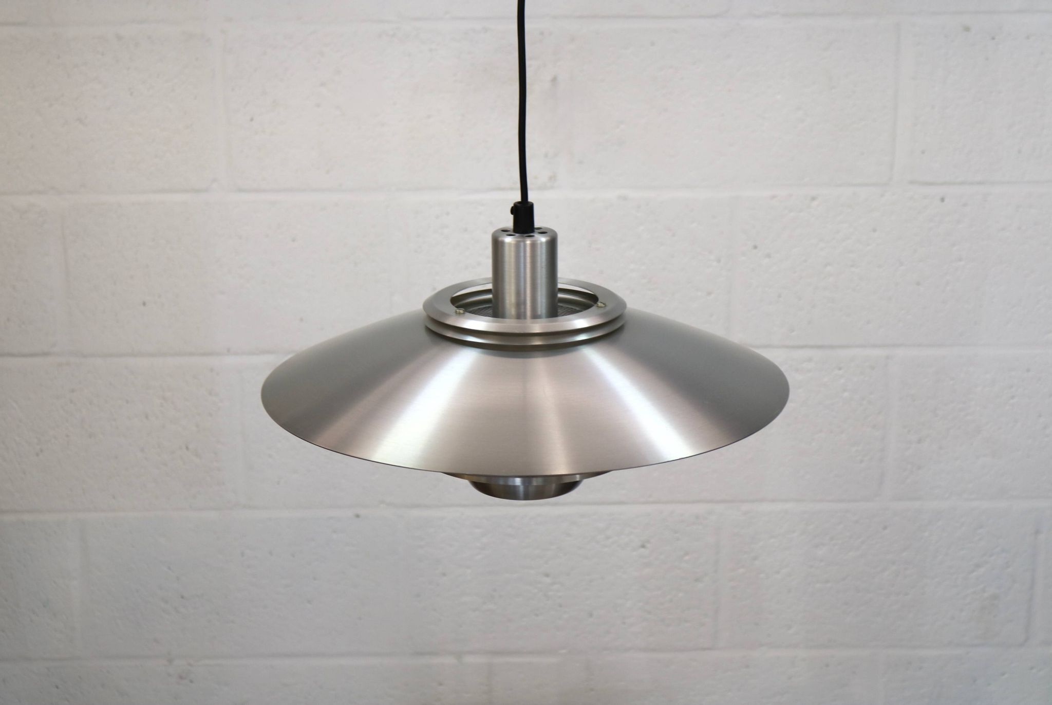 Silver Danish Jeka Metaltryk pendant Lamp - Model Dania 3020