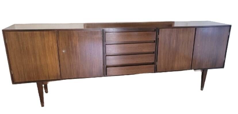 Enfilade vintage scandinave en teck des années 60, 70