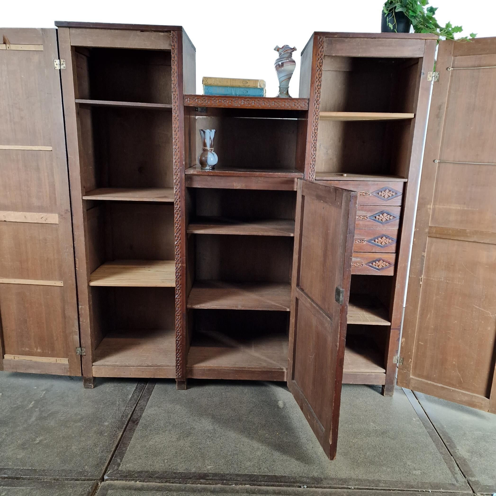 Wooden carved cabinet