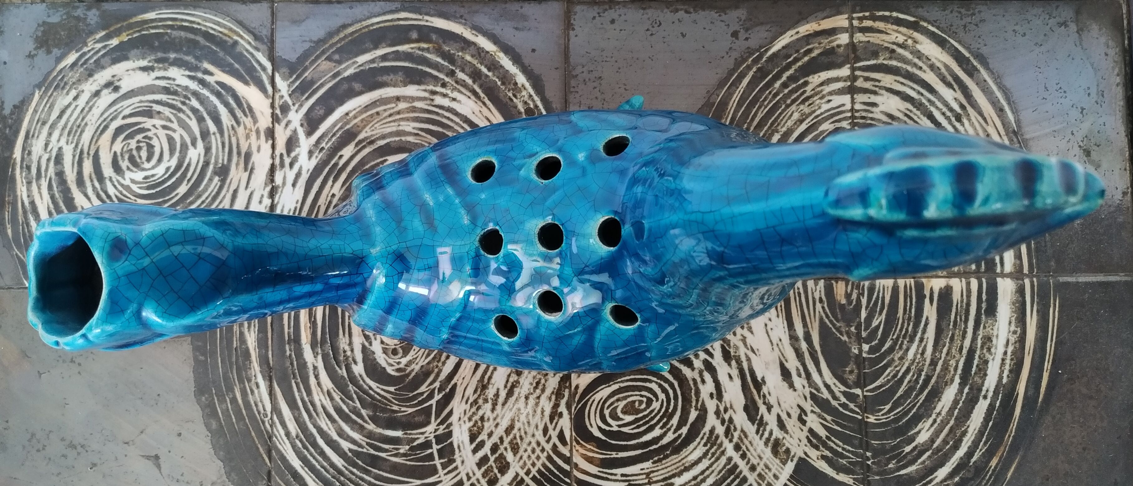 Pique flowers ceramics 60 rooster