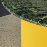 Marble dining table, ø 105 cm