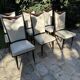 Set of 6 high back dining chairs from the 1950s - 1960s