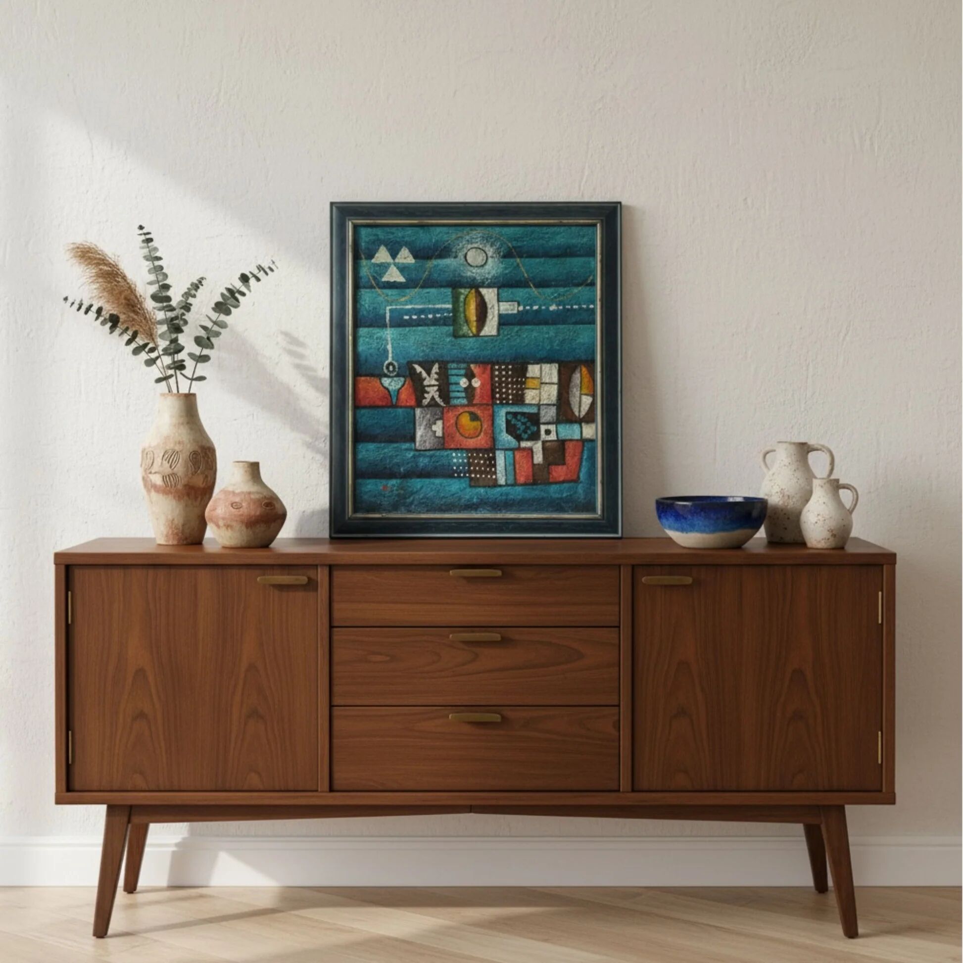 Two mid-20th century paintings by B. Long