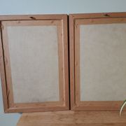 Set of 2 engravings framed