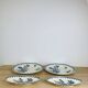 2 round dishes and 2 old Chardons model serving bowls by Gien