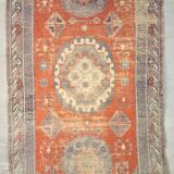 Antique Khotan rug Uyghur East Turkestan 1910