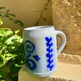 Alsatian stoneware beer mug