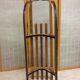 Vintage beech sledge Davos Germina 60/70 made in Gdr