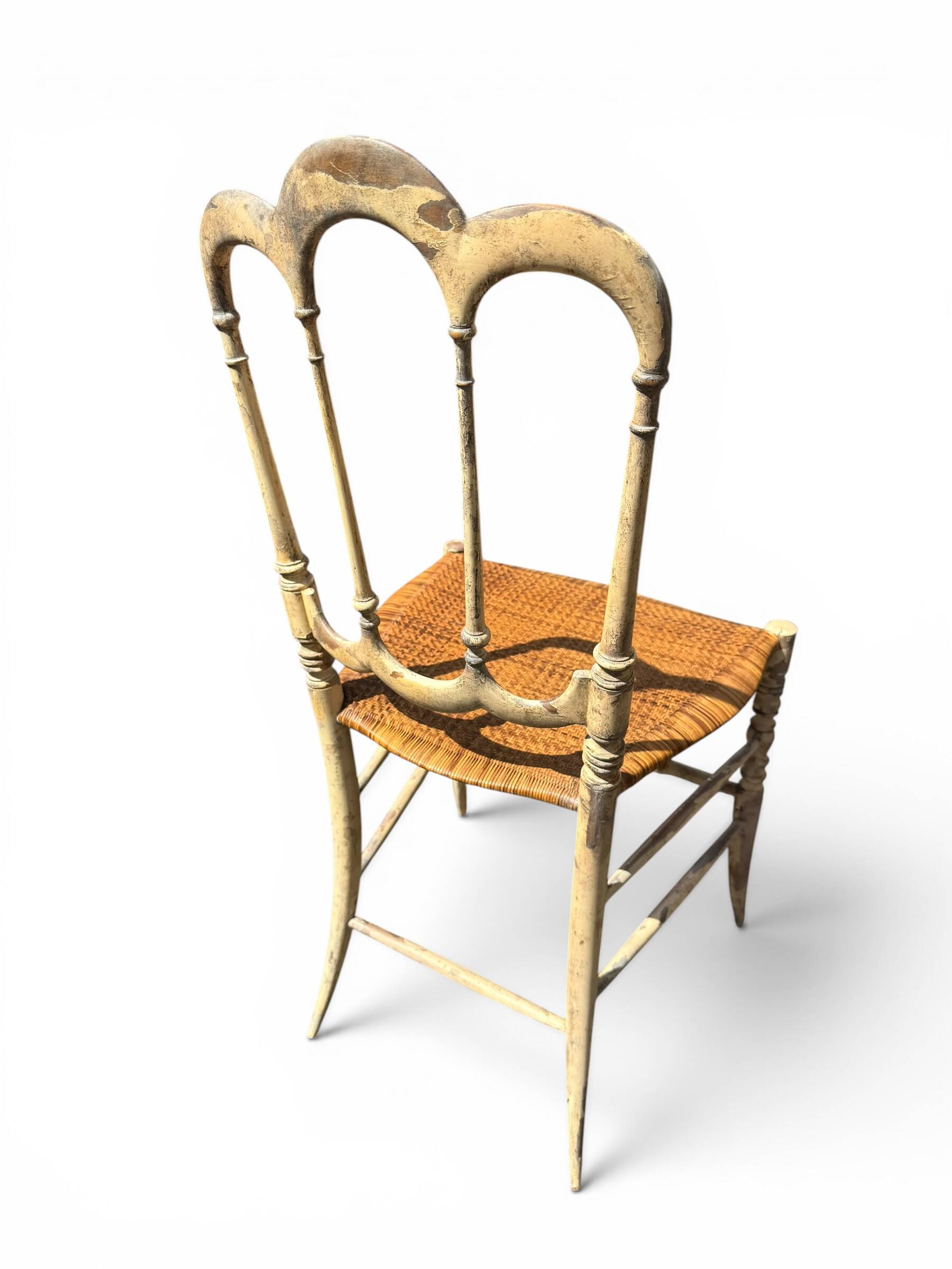 Italian Chiavari chair with patina – Rocca – 1960s