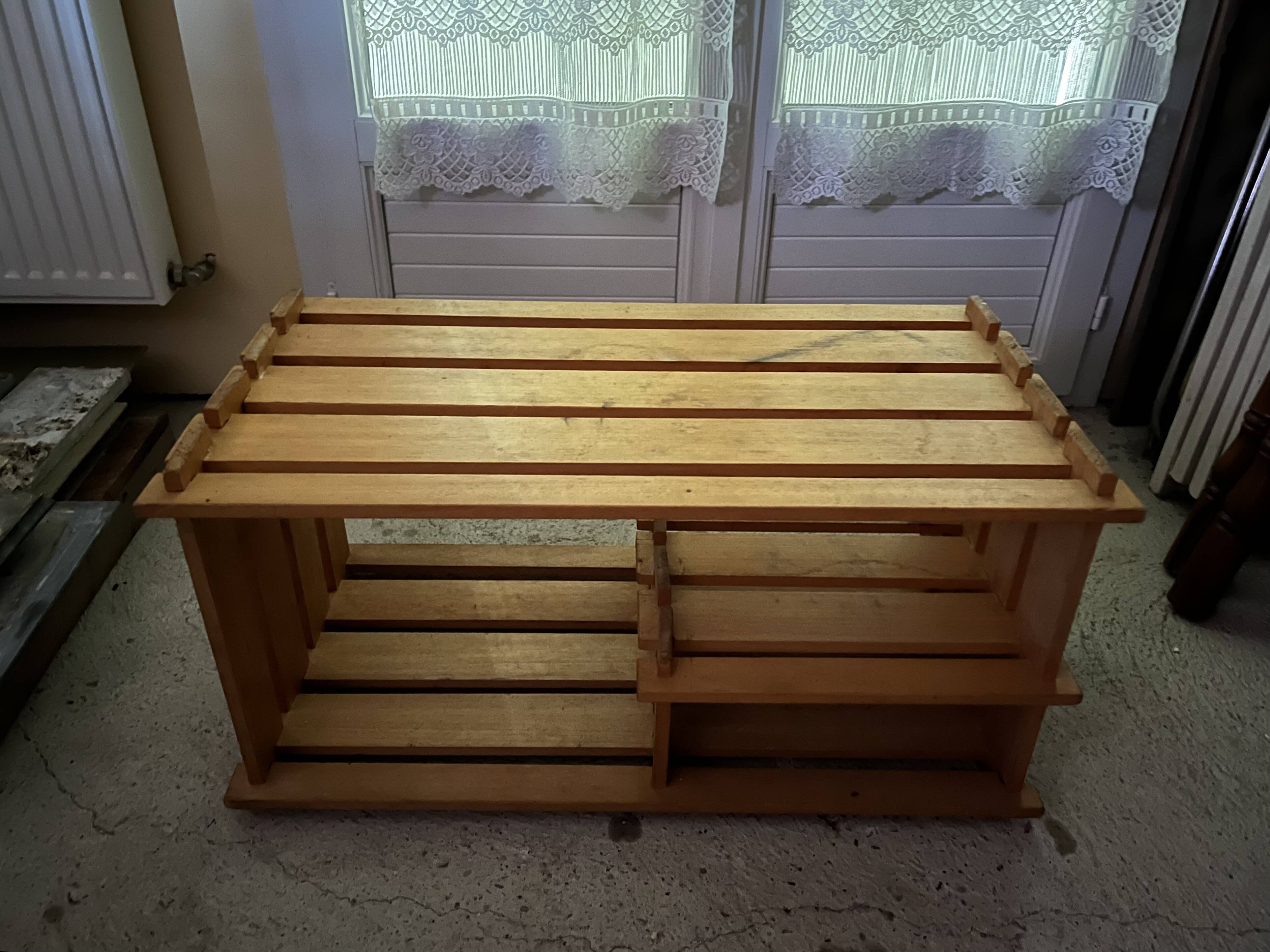 Vintage pine TV unit