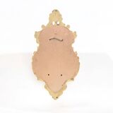 Antique wall mirror in gold leaf resin