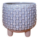 Tripod ceramic cache pot
