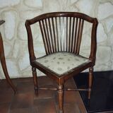 Chaise de coin en bois