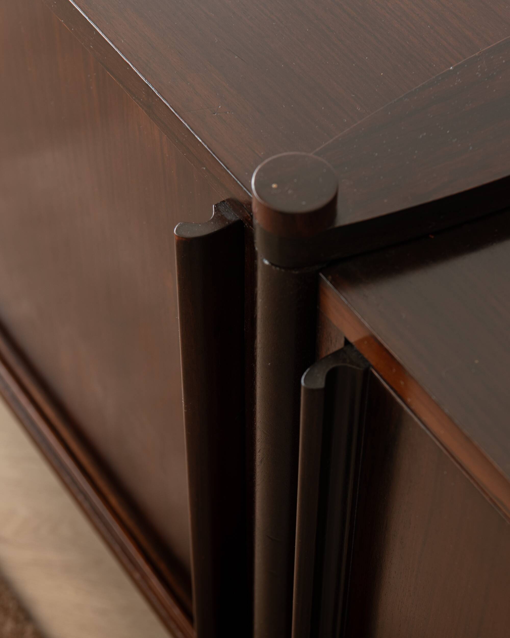 Rosewood Archimede Sideboard by Hirozi Fukuoh for Gavina, 1960s