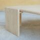 Coffee table in travertine by Roche Bobois editions