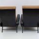 Pair of Marco Zanuso Mid-Century Modern Italian Leather Reclining Armchairs